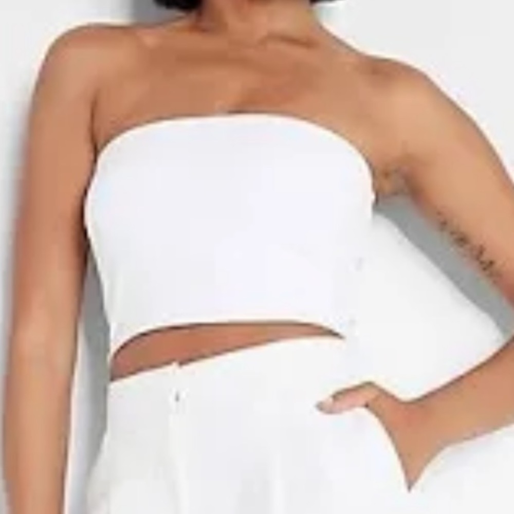 Abound cotton white Tube Top. Juniors SIZE XXL